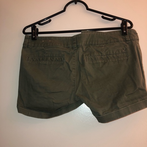 American Eagle Olive Midi Short - Picture 2 of 2
